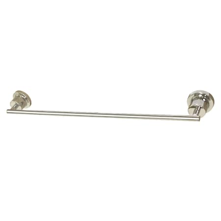 Kingston Brass BAH8211PN Concord 24" Single Towel Bar, Polished Nickel BAH8211PN